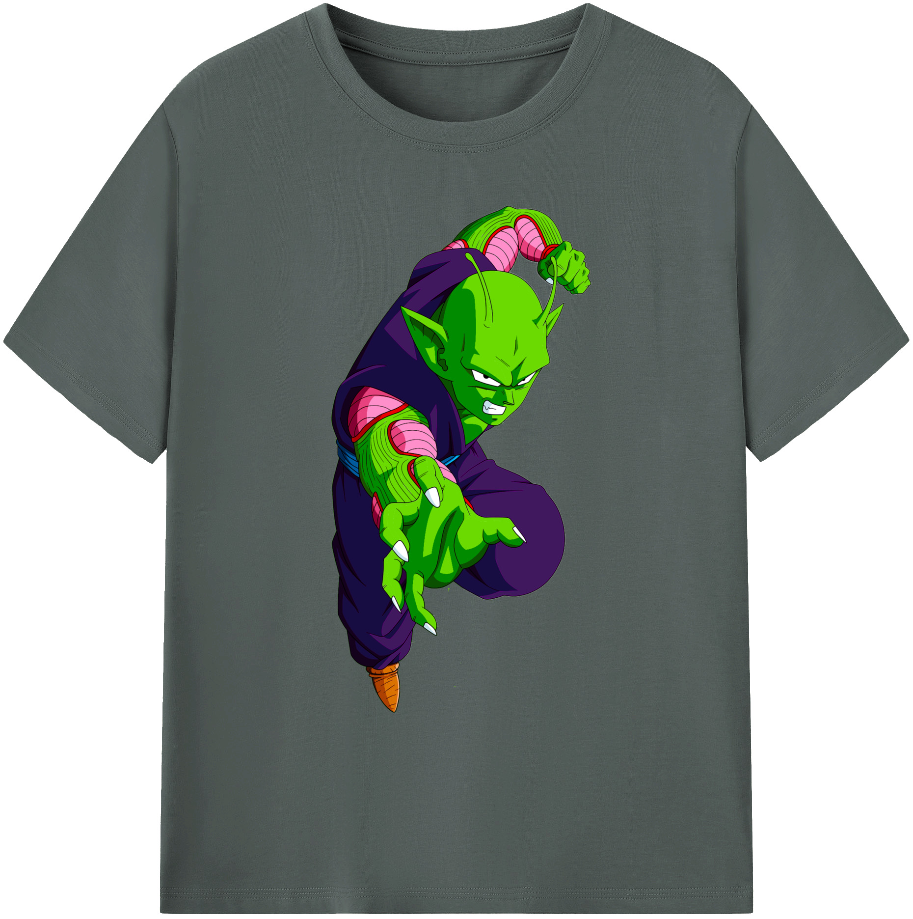 （画像用） ドラゴンボール ピッコロ DRAGON BALL Piccolo 綿100％ メンズ半袖Tシャツ｜肌触りやわらか＆通気性